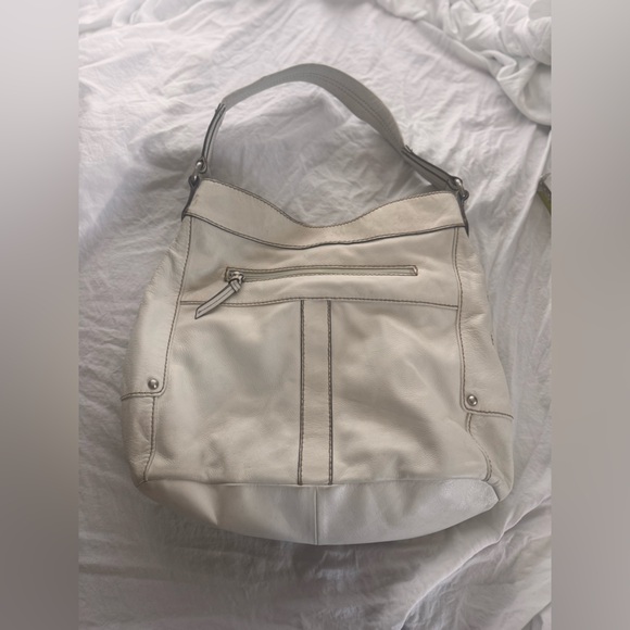 Tiganello Cream Leather Bag - Picture 4 of 10